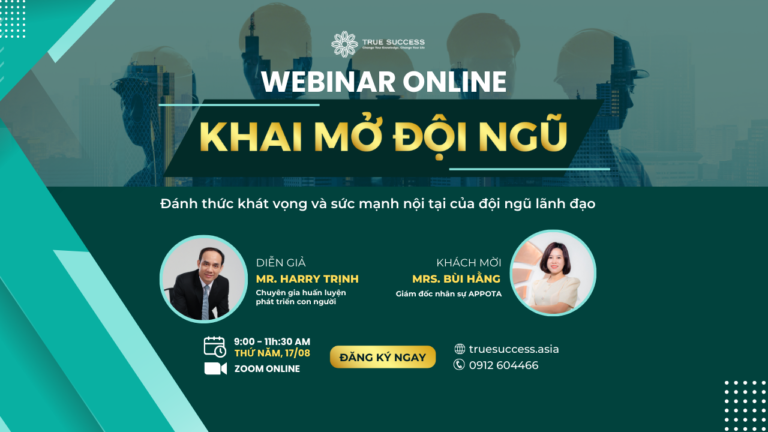 WEBINAR KHAI MỞ ĐỘI NGŨ